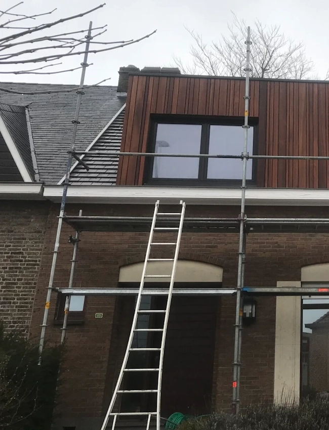 Realisatie gevelbekleding