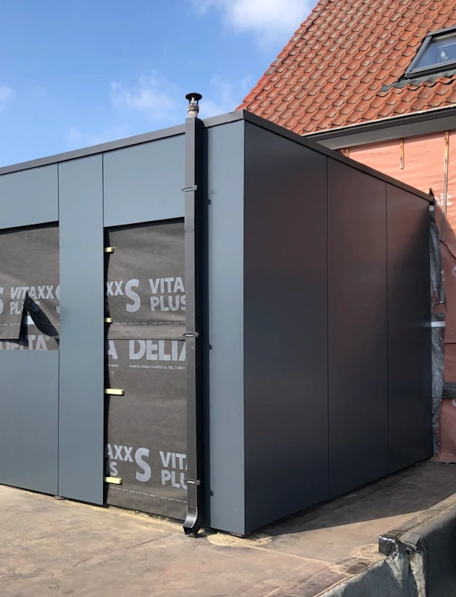 Realisatie gevelbekleding
