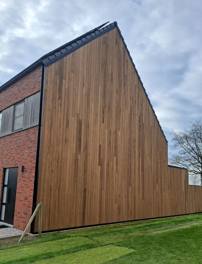 Realisatie gevelbekleding