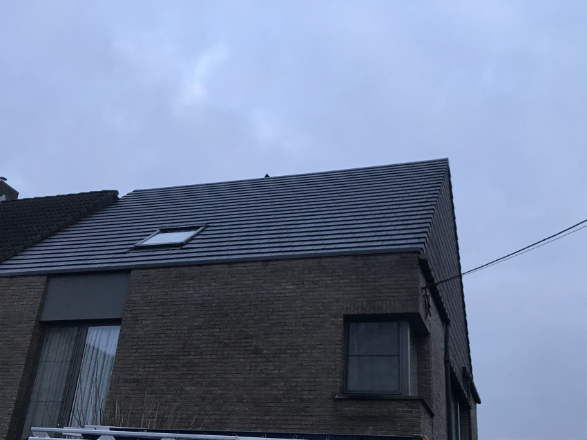 Realisatie hellend dak