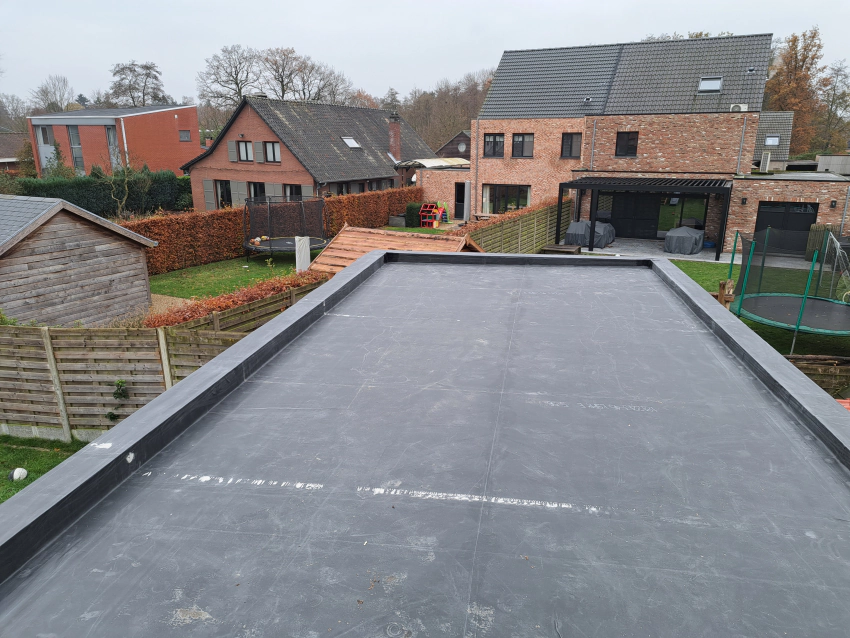 Realisatie plat dak