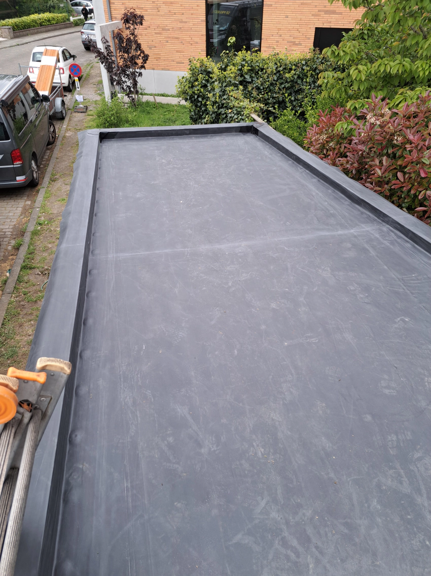 Realisatie plat dak