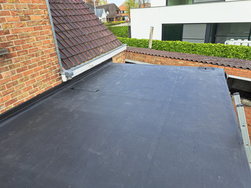 Realisatie plat dak